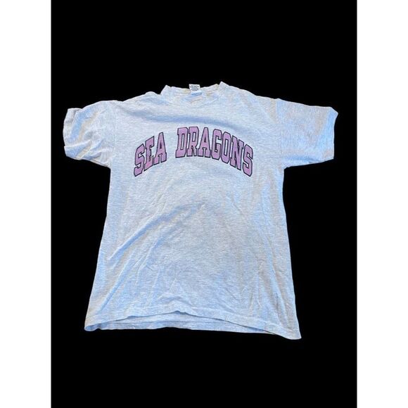 Vintage Single Stitch Sea Dragons Shirt Signal Mega-tee USA L - Picture 1 of 6